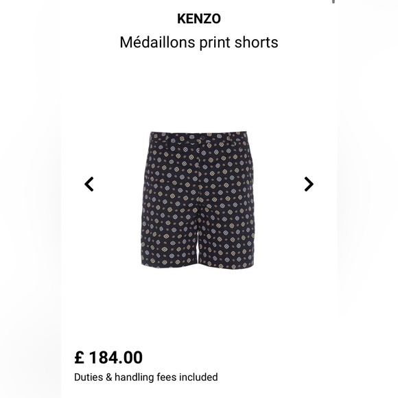 Kenzo size 34 men summer short - Picture 15 of 15